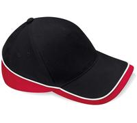 CB171 Beechfield Kappe Teamkleidung Wettbewerbskappe Black One Size