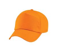 BEECHFIELD ORIGINAL 5 PANEL CAP ORANGE