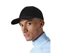 Beechfield - "Urbanwear" Snapback Mütze 6 Segmente für Herren/Damen Unisex (Schwarz) Einheitsgröße