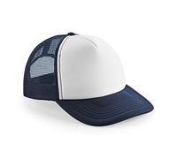 CB645b Beechfield Junior Vintage Snapback Trucker French Navy One Size