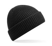 Beechfield Beanie B505 Elements – wasserabweisend, thermisch – Schwarz