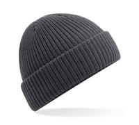 BEECHFIELD WATER REPELLENT THERMAL ELEMENTS BEANIE GRAPHITE GREY