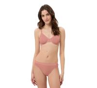 BeeDees Damen Bügel-BH Microfun W Terracotta, 80C mit Bügel Verstellbare Träger ungepolsterte Cups Microfaser