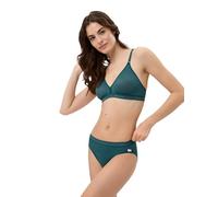 BeeDees Damen Soft-BH Microfun N pinie, 80B ohne Bügel Verstellbare Träger ungepolsterte Cups Microfaser