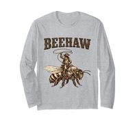 Beehaw Vintage Bee-Wrangler Cute Imker Cowboy Bee Youth Langarmshirt