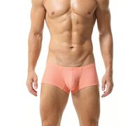 BEEMEN Herren Low Rise Boxershorts 4er Pack, Eisseide Nylon Trunks, sehr elastische atmungsaktive Männer Unterwäsche, dünne enganliegende Unterhosen