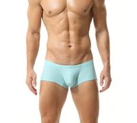 BEEMEN Herren Low Rise Boxershorts 4er Pack, Eisseide Nylon Trunks, sehr elastische atmungsaktive Männer Unterwäsche, dünne enganliegende Unterhosen