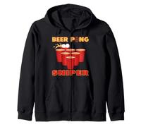 Beer Pong Sniper Lustig Bierpong Champion Team Damen Herren Kapuzenjacke