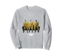 Beetlejuice Shrinker Group Sweatshirt, Unisex für Erwachsene, Grau Meliert, XL