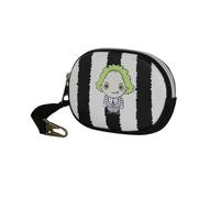 Beetlejuice Stripes-Pill Portemonnaie, Weiß, 12 x 8,5 cm