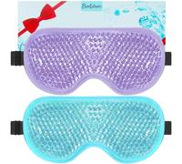 BeeVines Cooling Eye Mask, Pack of 2, Cooling Ice Sleep Masks for Swollen Eyes, Face for Men and Women, Cold Warm Sleeping Compress for Post-Surgery, Swelling, Allergies, Sinus & Migraines