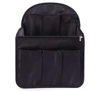 BeeViuc Rucksack Organizer Filz für Fjallraven Kanken (16L / No 2) Fächer für Handy, Laptop, Mappen, Schlüssel UVM. | Ideal für Schule, Studium, Arbeit, Reisen oder Freizeit Größe - Schwarz(L)