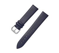 BEGISA 8/10/12/13/14/15/16/17/18/19/20/21/22mm weiche, hautfreundliche Echtleder-Armbänder für Ersatz-Armband für Damen-Quarzuhren, Navy blau, 12mm