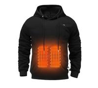 Beheizbarer Hoodie Herren Heated Kapuzenpullover Langarm Oversize Heat Pullover Sweatshirt Lose Casual Beheizbare Pulli Beheizbar Hoodie Sweatshirts Unisex Winter Warme Heizhoodie Heizpullover