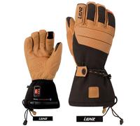 Beheizte Handschuhe 9.0 Finger Cap Fingerhandschuhe Herren-Braun/Schwarz-S