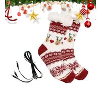 Beheizte Hausschuhe Socken Für Herren | Wärmende Fußbekleidung,Wärmende Boden Socken,Für Frauen Männer Erwachsene Hausfrauen Homeoffice Wohnung Schlafzimmer Wohnzimmer Arbeitszimmer Keller Kalte