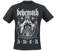 Behemoth Amen Männer T-Shirt schwarz S 100% Baumwolle Band-Merch, Bands