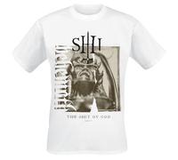 Behemoth The Shit ov God - Sepia Parchment V4 T-Shirt weiß in S