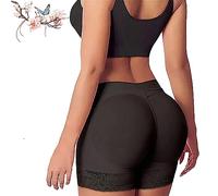 behound Curveshe High Waist Seamless Butt Lifting Shorts, Curveshe Fajas, Body Shaper Butt Lifter Panty (L,Black)