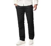 behype. Herren Chino Hose Regular-Fit mit Stretch Jeans Chinohose Straight-Leg Jeanshose Men's Pants DC_C-3004-Schwarz-W30/L32