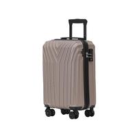 BEIBYE Kofferset Rollkoffer Koffer Hartschale,TSA Schloß, Zwillingsrollen, Erweiterung (Champagner, 55 cm)