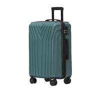 BEIBYE Kofferset Rollkoffer Koffer Hartschale,TSA Schloß, Zwillingsrollen, Erweiterung (Dunkelgrün, 66 cm)