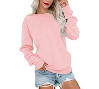 beige Pullover Damen Bekleidung Damen Sweatshirt Full Zip Hoodie Damen College Jacke Damen Vintage Damen Mantel lang frühling Langarmshirt Damen rot mit Ausschnitt Weihnachtsshirt Langarm Shirt
