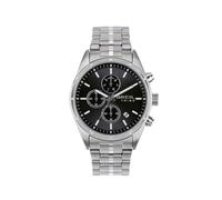 Beil Men's Watch Captain Mono-Color Dial Black Movement Quarz und Silberstahlarmband EW0694