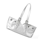 Beimus Ausgefallene Mit Nieten Verzierte Umhängetasche Motiv Umwandelbare Unterarm Geldbörse Praktische Verschleißfeste PU Geräumiger Innenraum Auffällige Nieten Versehene Punk Tasche