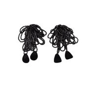 Beimus Quasten-Ohrringe, stilvolle Fransen-Ohrringe, Reis-Perlen, Quasten, baumelnde Ohrringe, Anhänger, Ohrbekleidungszubehör, Sonstige