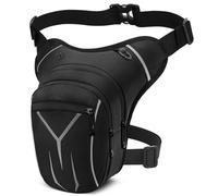 Beintasche Motorrad für Herren Damen VOBUKE Wasserdicht Beinbeutel Taktische Tasche Multitaschen Sport Gürteltasche Reflektierende Abnehmbare Beingurte Hüfttasche für Wandern Camping Klettern Reiten