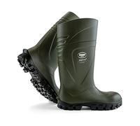 Bekina Steplite X S4 Robuste Sicherheitsstiefel für Herren und Damen mit Stahlkappe, rutschfest, Weite Passform, wasserdicht, resistent gegen Reinigungsmittel, isolierend bis - 30 Grad, grün, EU 40