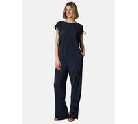 Bekleidungsset bestehend aus Plissee-Top und (extra-) langer Hose "Verllen Set" Navy XXL
