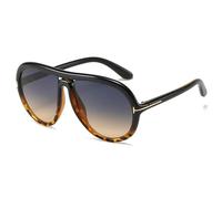 Belachick Sonnenbrille Herren Damen Unisex Oversized Frame Sonnenbrille Frauen Gradient Weibliche Sonnenbrille Asthepicture