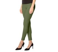 BeLady Damen Leggings Baumwolle G. S-8XL/36-56 Blickdichte Leggins Hose Elastische Leggins Weiche Sporthose für Sport Gym (DE/NL/SE/PL, Numerisch, 48, Regular, Regular, Olivgrün)