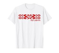 Belarus National Ornament Muster Alte Flagge Pagonya T-Shirt