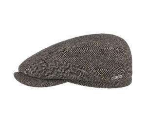 Belfast Classic Wool Flatcap by Stetson dunkelbraun 62 cm