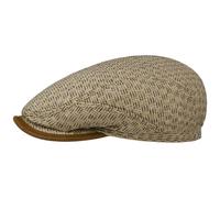 Belfast Cotton Mix Structure Flatcap by Stetson beige 55 cm