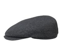Belfast Silk Flatcap by Stetson Mützen 64 cm grau-schwarz