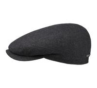 Stetson Driver Cap Virgin Wool/Cashmere Flatcap, Anthrazit (32) 58 cm