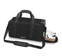 BELICOO Sporttasche Herren, 35 L Faltbare Reisetasche mit Schuhfach & Nassfach, Kleine Weekender Damen für Urlaub und Sport, Schwimmbad, wasserdichte Gym Bag Handgepäck Tasche Schwimmtasche, Schwarz