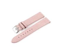 Belivceng Uhrenarmband aus Wildleder mit Dornschließe, Edelstahlschließe, für Damen und Herren, 18 mm bis 22 mm,Rosa,22 mm