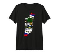 Belize-Karte Belize Proud Premium T-Shirt