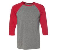 Bella Canvas Baseball-T-Shirt mit 3/4-rmeln