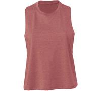Bell Canvas Damen Ringer Crop Tanktop T-Shirt 6682 heather olive S