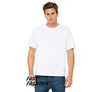Bella + Canvas Fast Fashion Men's Heavyweight Street T-Shirt L WHITE