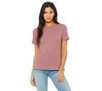 BL6400CVC Bella Damen Relaxed CVC T-Shirt kurzarm Heather Mauve XL