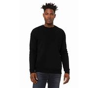 Bella + Canvas Mens Drop Shoulder Fleece (3945) -DTG Black -XL