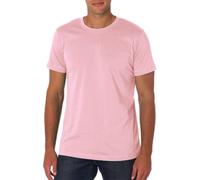 Bella+Canvas Unisex Jersey Kurzarm Rundhals T-Shirt Gro Zartrosa