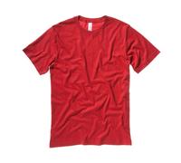 Bella+Canvas: Unisex Jersey Crewneck T-shirt 3001, Größe:L;Farbe:Red